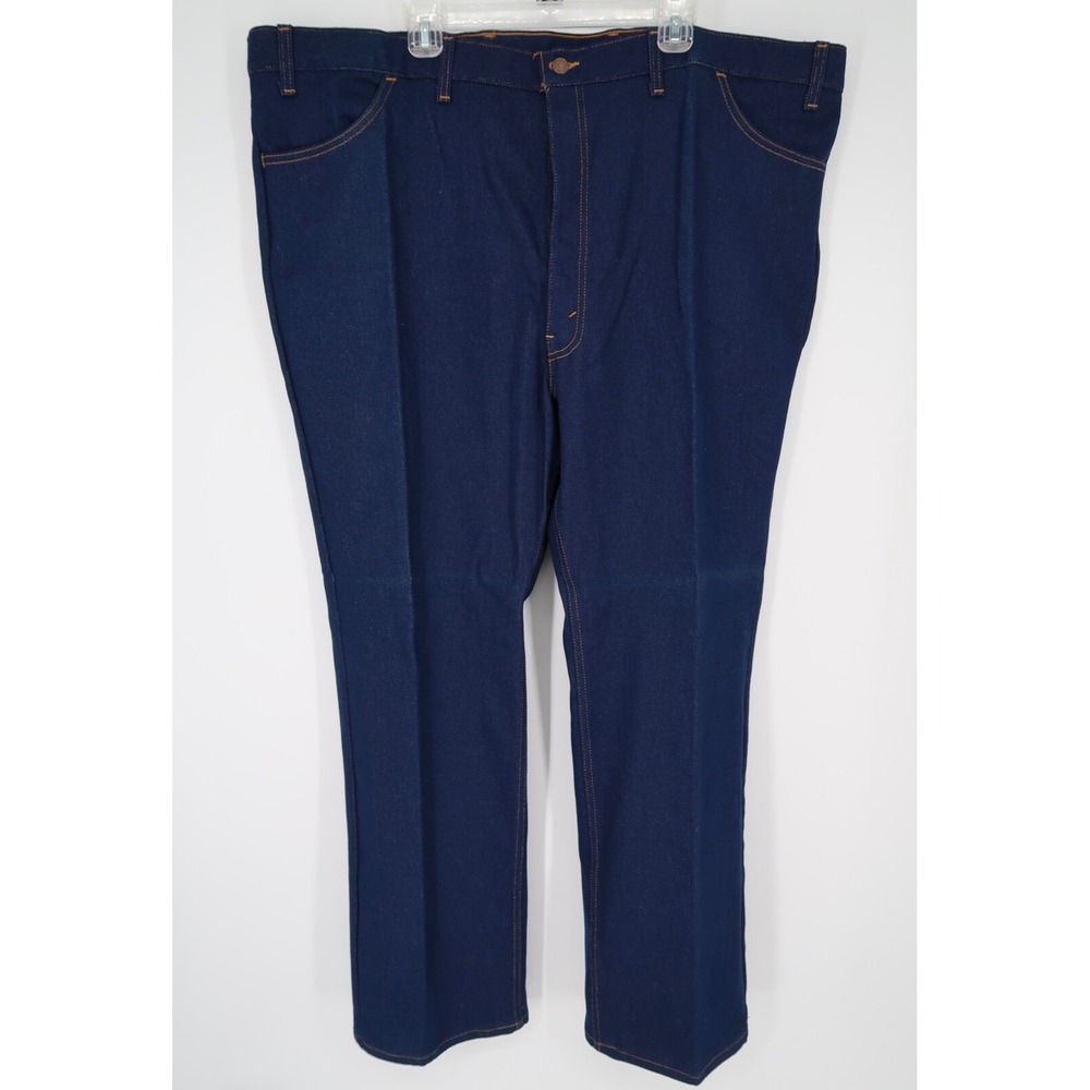 Vintage Levi Strauss‎ Signature Action Jeans Made in USA Dark Wash Size 52x32